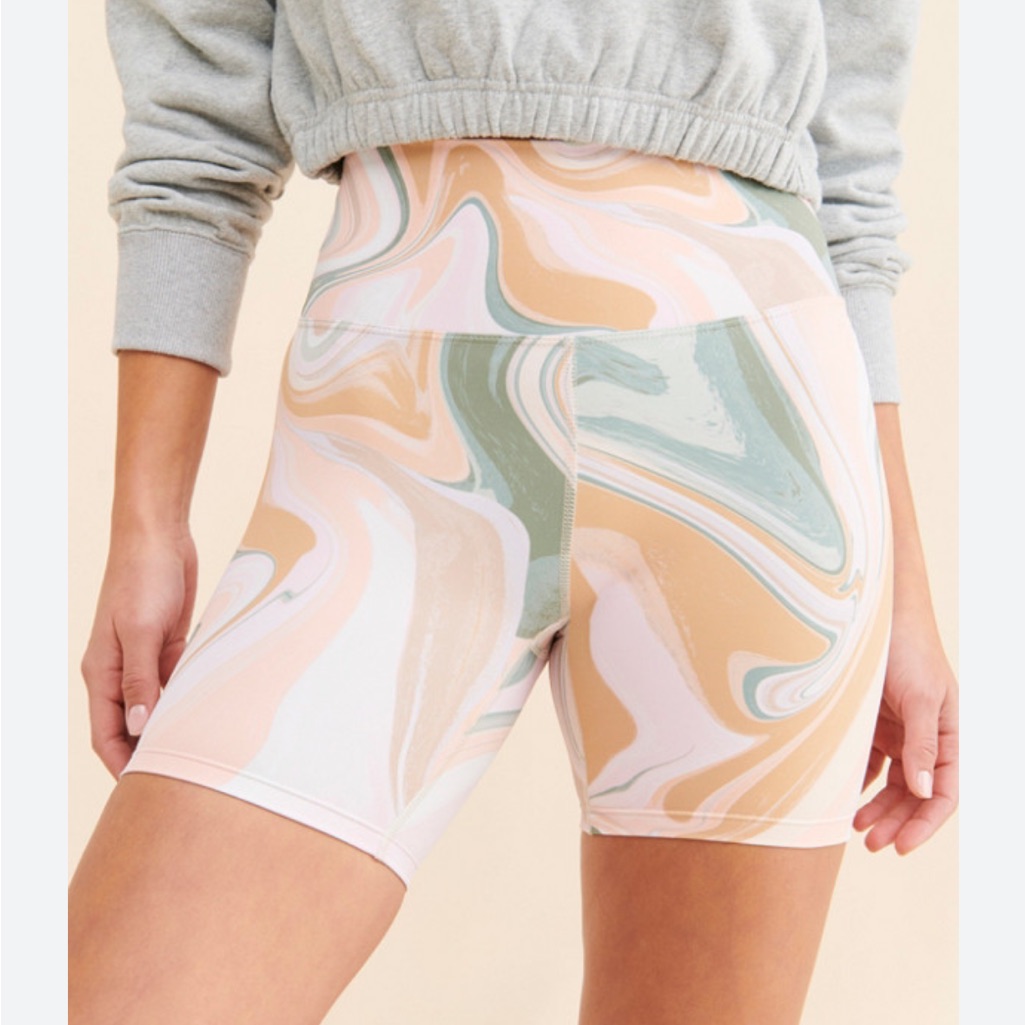 Beach Riot Nwt - Women's Swirl Patterned Shorts